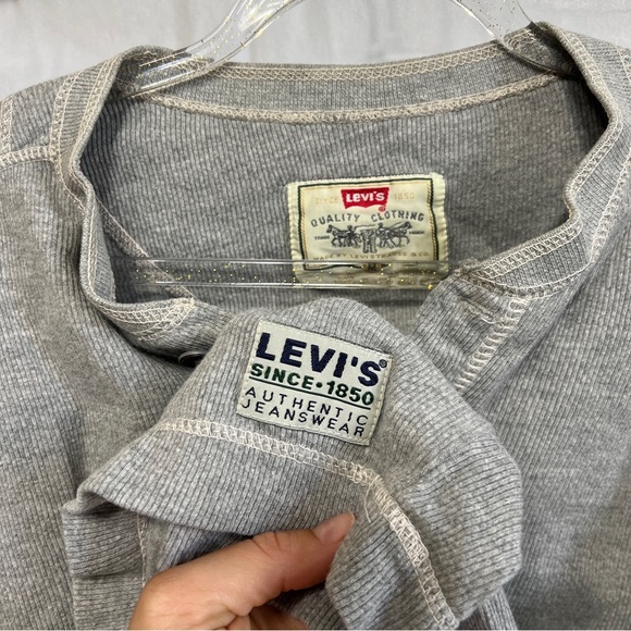 VINTAGE CALVIN KLEIN ribbed knit tee - Picture 3 of 7